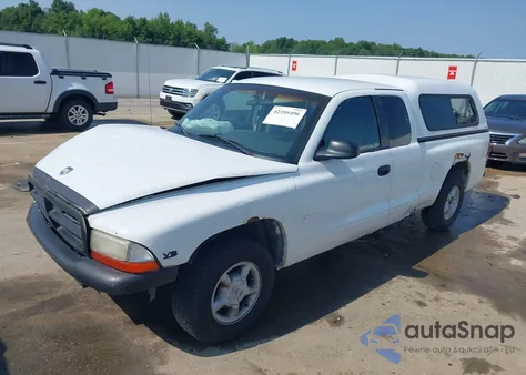 1998 Dodge Dakota Slt/Sport from USA, damaged, VIN 1B7GL22X7WS711607